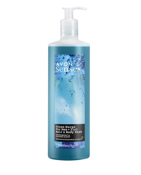 Senses Ocean Surge for Men Hair & Body Wash 720ml