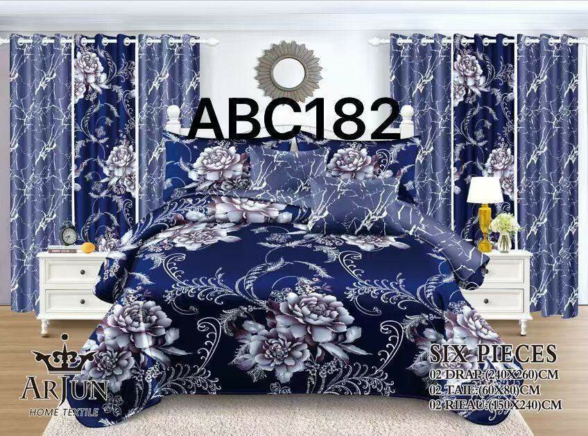 Parure de Lit à Motifs Floraux