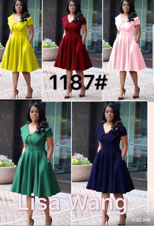 Official dress available in sizes and colours