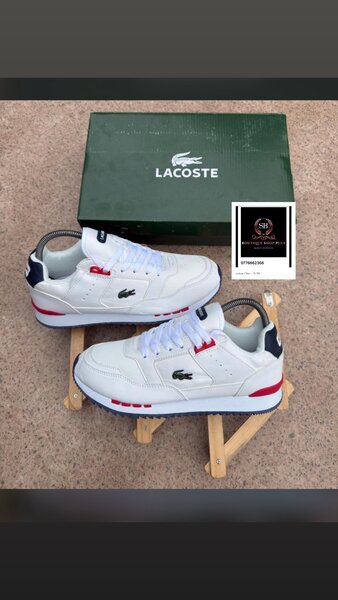 Baskets blanches Lacoste
