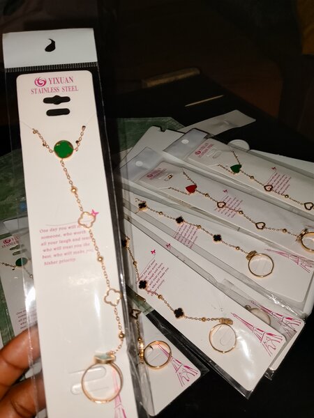 Bracelet bague acier inoxydable