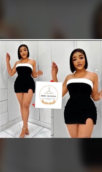 Robe élégante noire sans manches