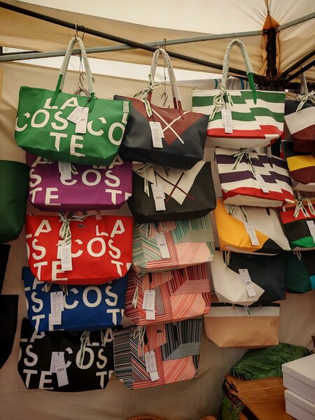 Sacs à main en toile colorés