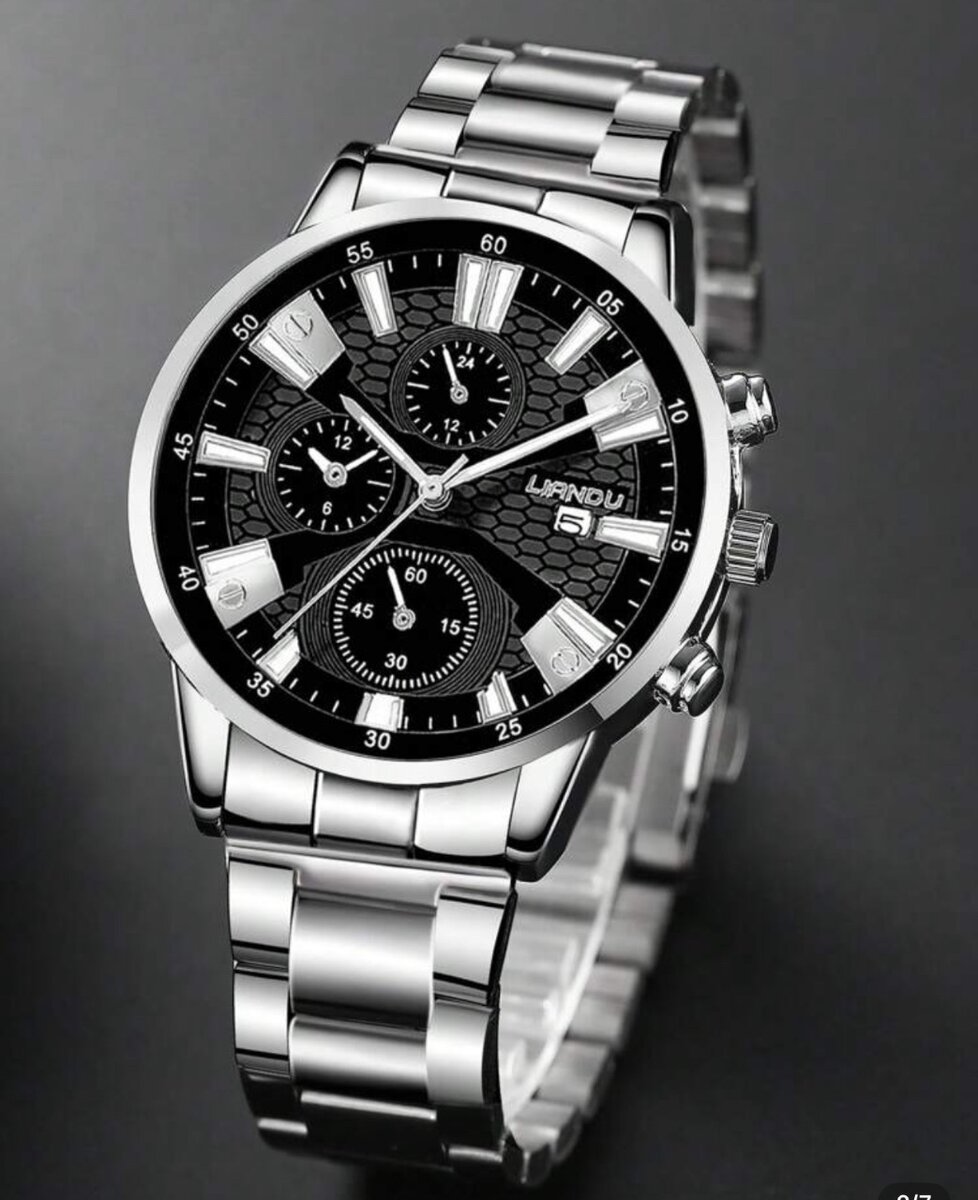 Montre couleur en argent