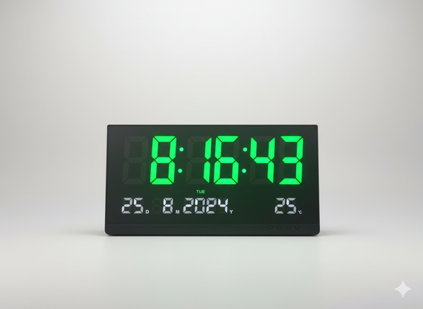 Horloge numérique LED murale