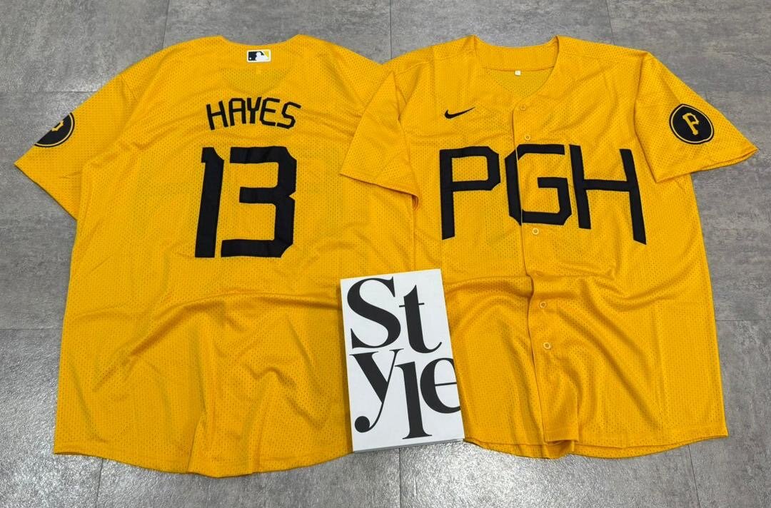 Maillot de baseball jaune PGH