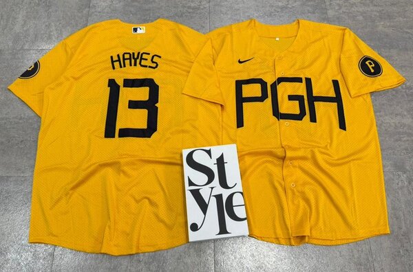 Maillot de baseball jaune PGH