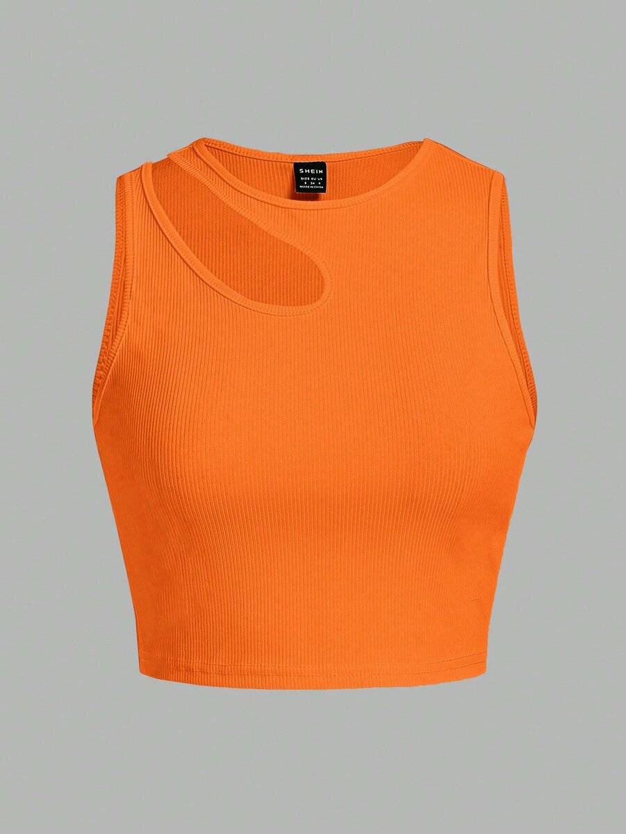 Débardeur Femme Découpe Élégante