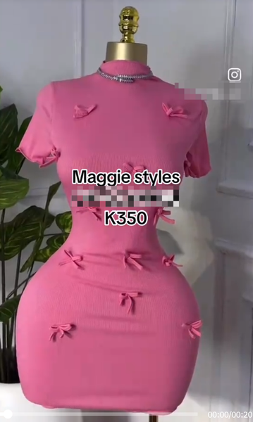 Women's Short Pink Dress
