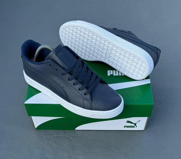 Baskets Puma en cuir homme