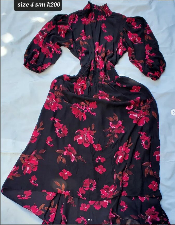 Stylish women's floral dress