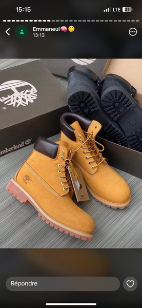 Bottes Timberland en cuir