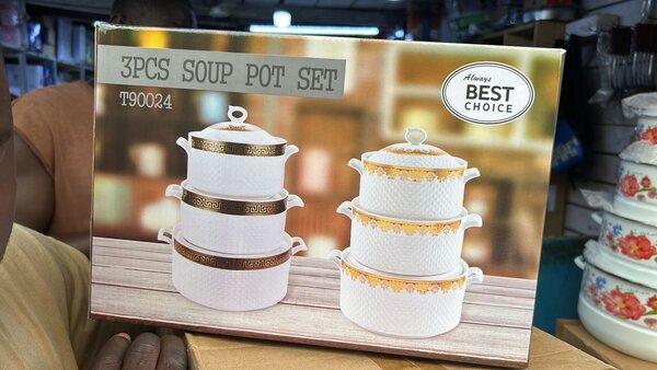 Set de 3 récipients à soupe