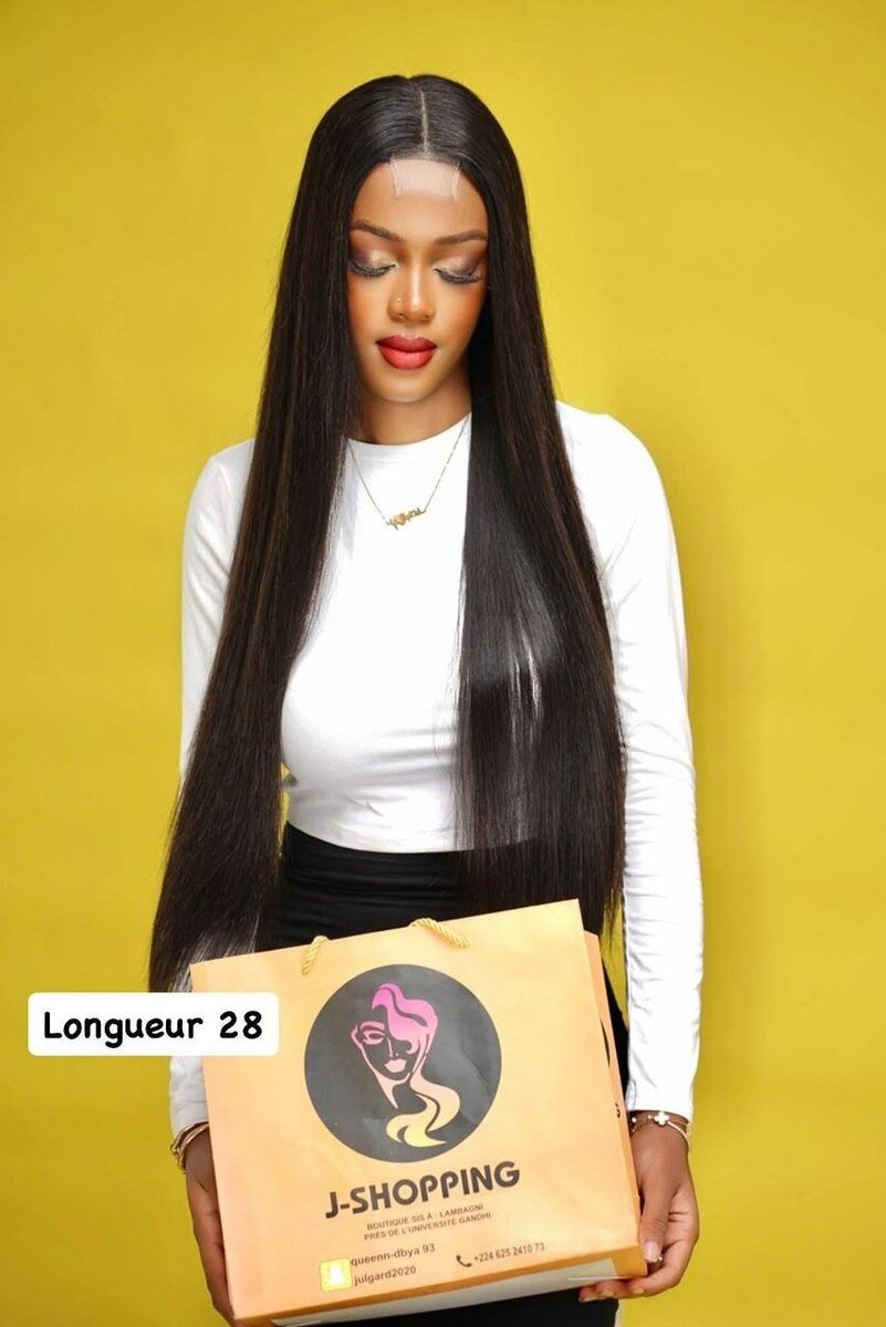 Perruque en Dentelle Longue 28"