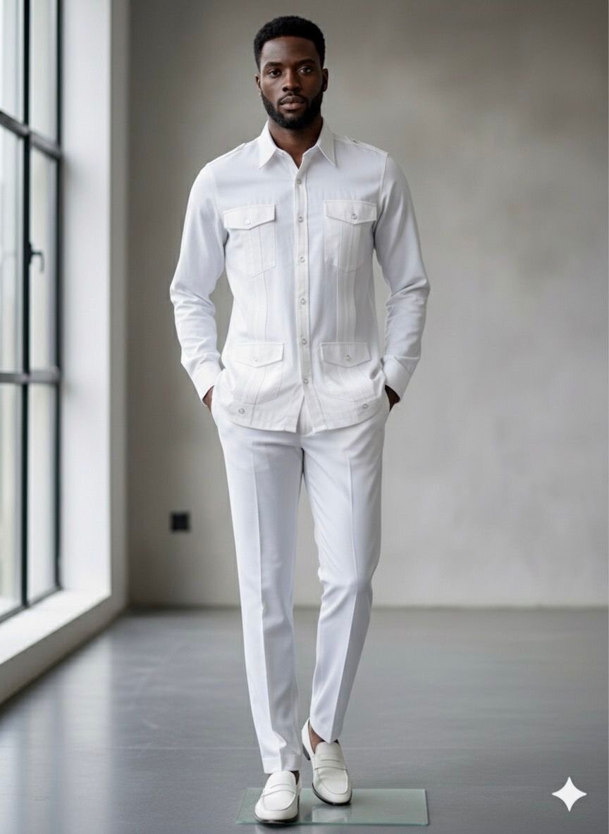 Ensemble chemise et pantalon homme