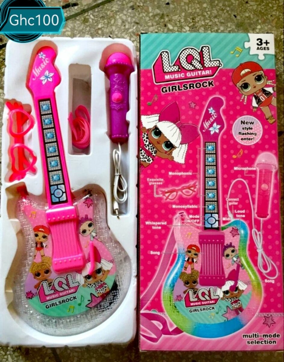 kids Musical Guitar with Microphone