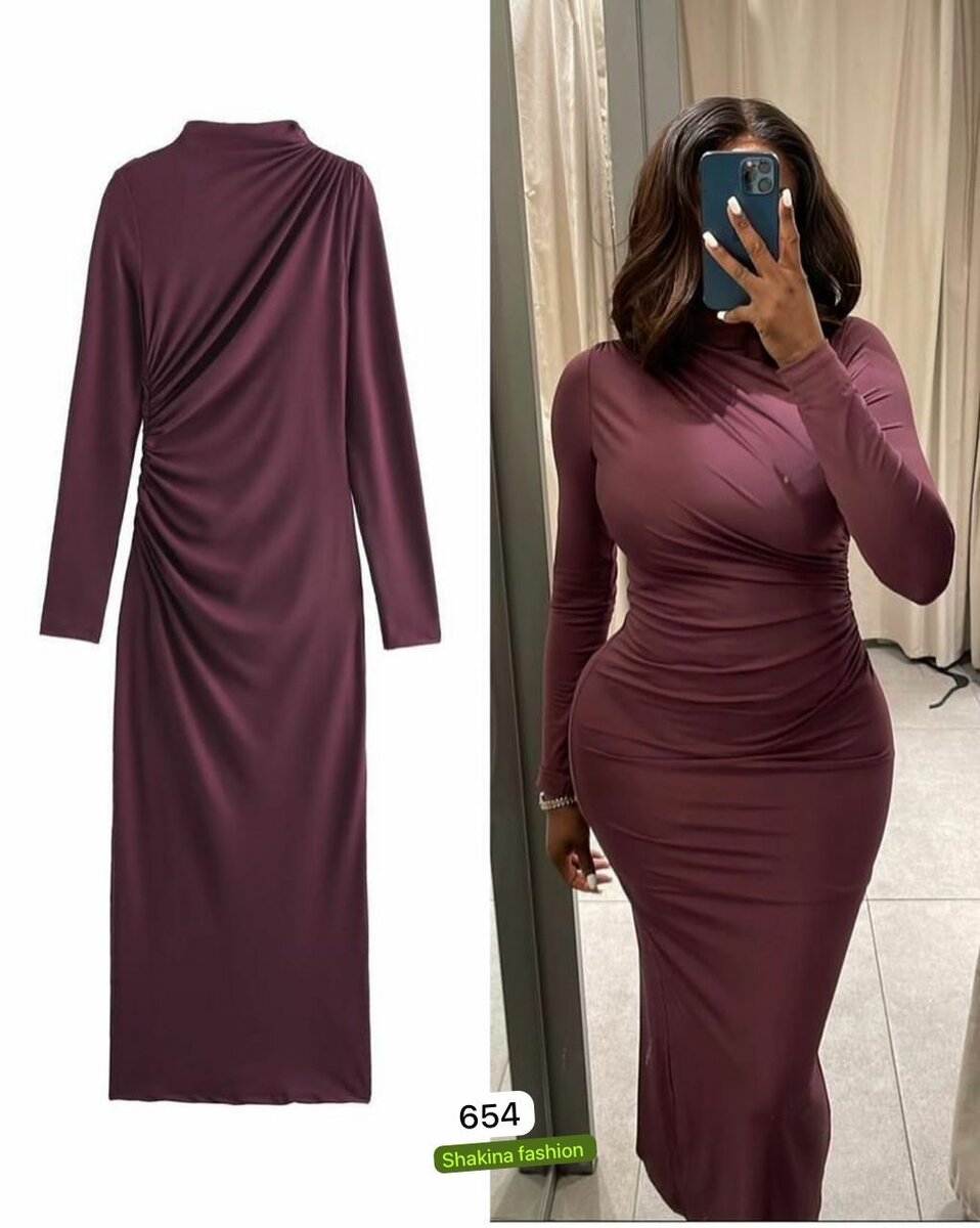 Robe longue chic ajustée
