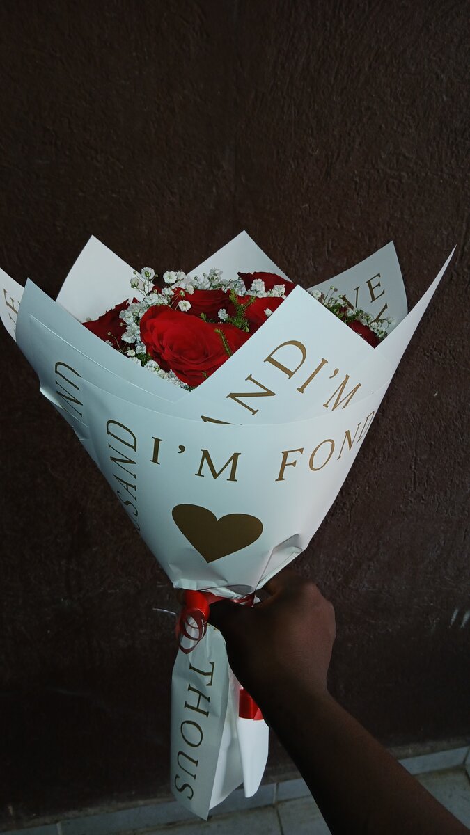 Bouquet de roses rouges élégantes