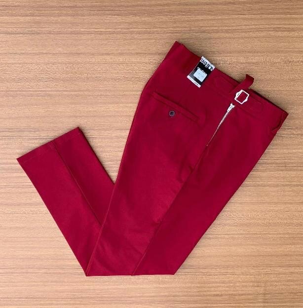 Adjustable Material Trousers with Zip Pockets