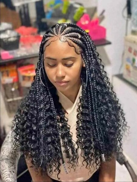 Tresses Afro Curly Stylisées