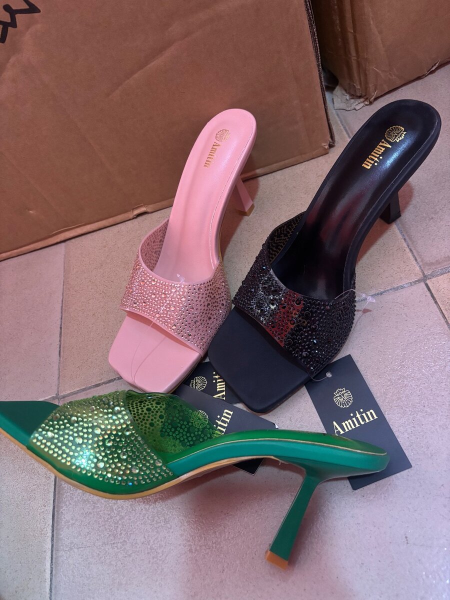 Amitin Sandales à Talons Élégantes