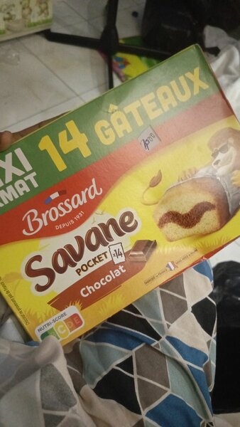 Savane Pocket Chocolat - 14 Gâteaux