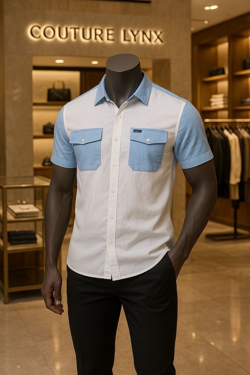 Chemise homme à poches élégante