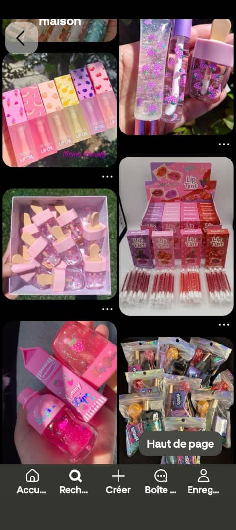 Ensemble Gloss à Lèvres Brillant