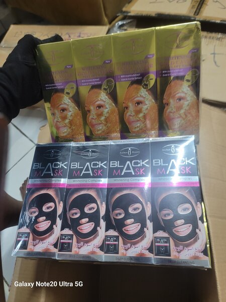 Masque visage black gold 1 pc