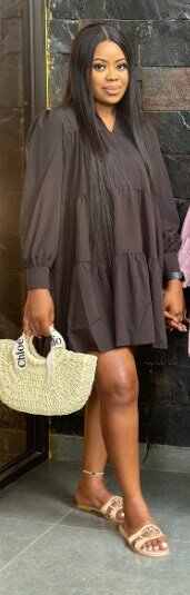 Dress black Free size, fits S-L