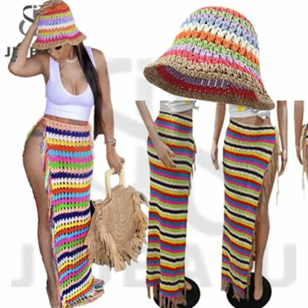 Ensemble crochet bohème femme