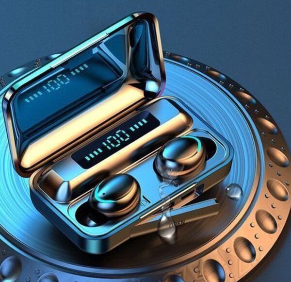 Wireless earbuds with PowerBank F9