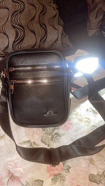 Sacoche bandoulière cuir homme