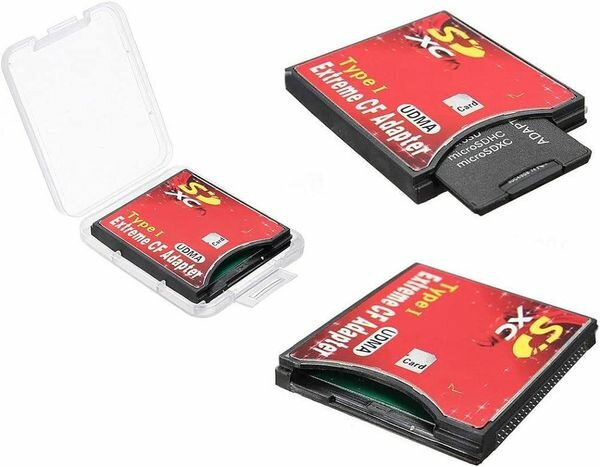 Adaptateur SD SDHC SDXC SD 3.0 vers Compact Flash CF pour Ordinateur ou appareil photo Canon ou Nikon.