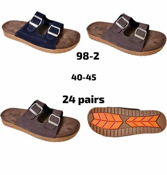 Sandales en cuir confort