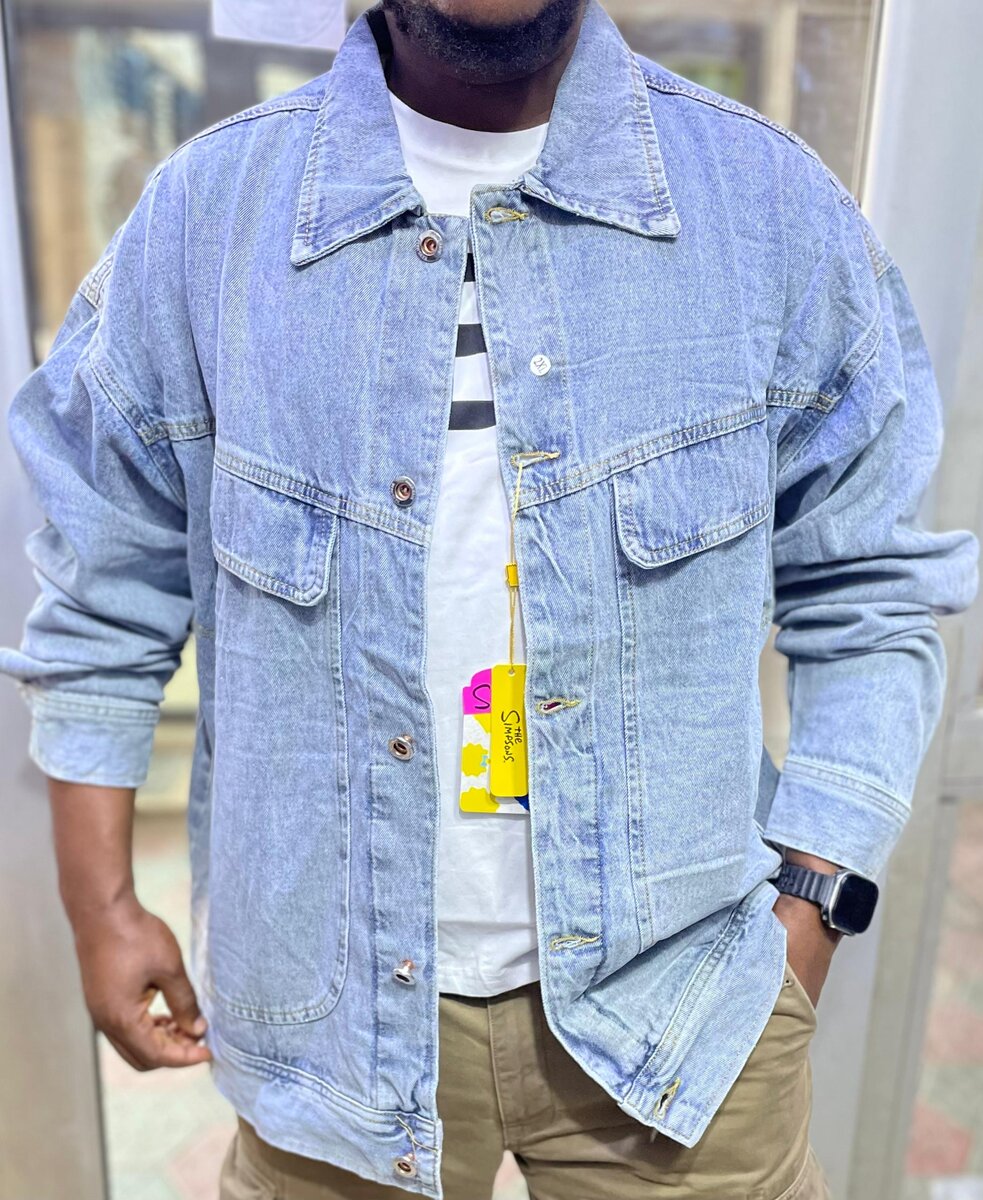 Veste en jean tendance homme