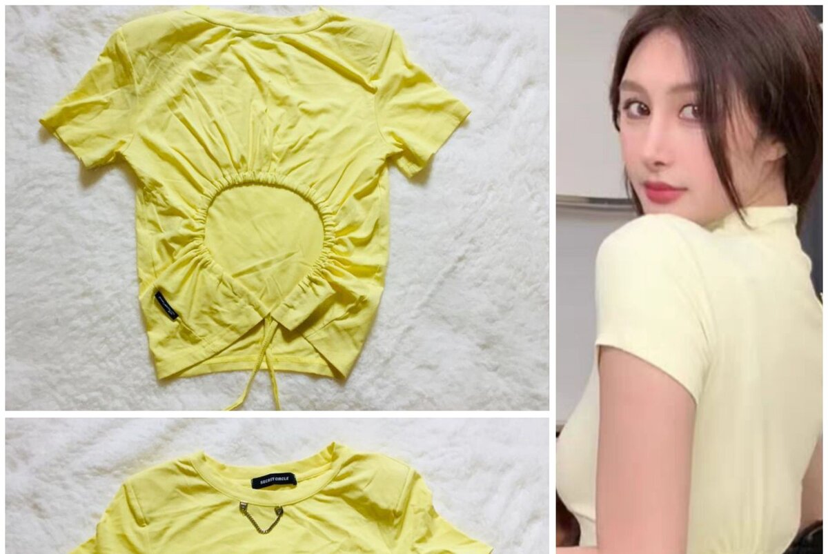 Salaula crop tops and tops