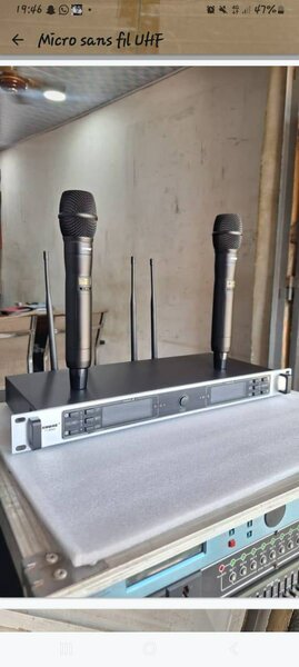 Microphones sans fil UHF