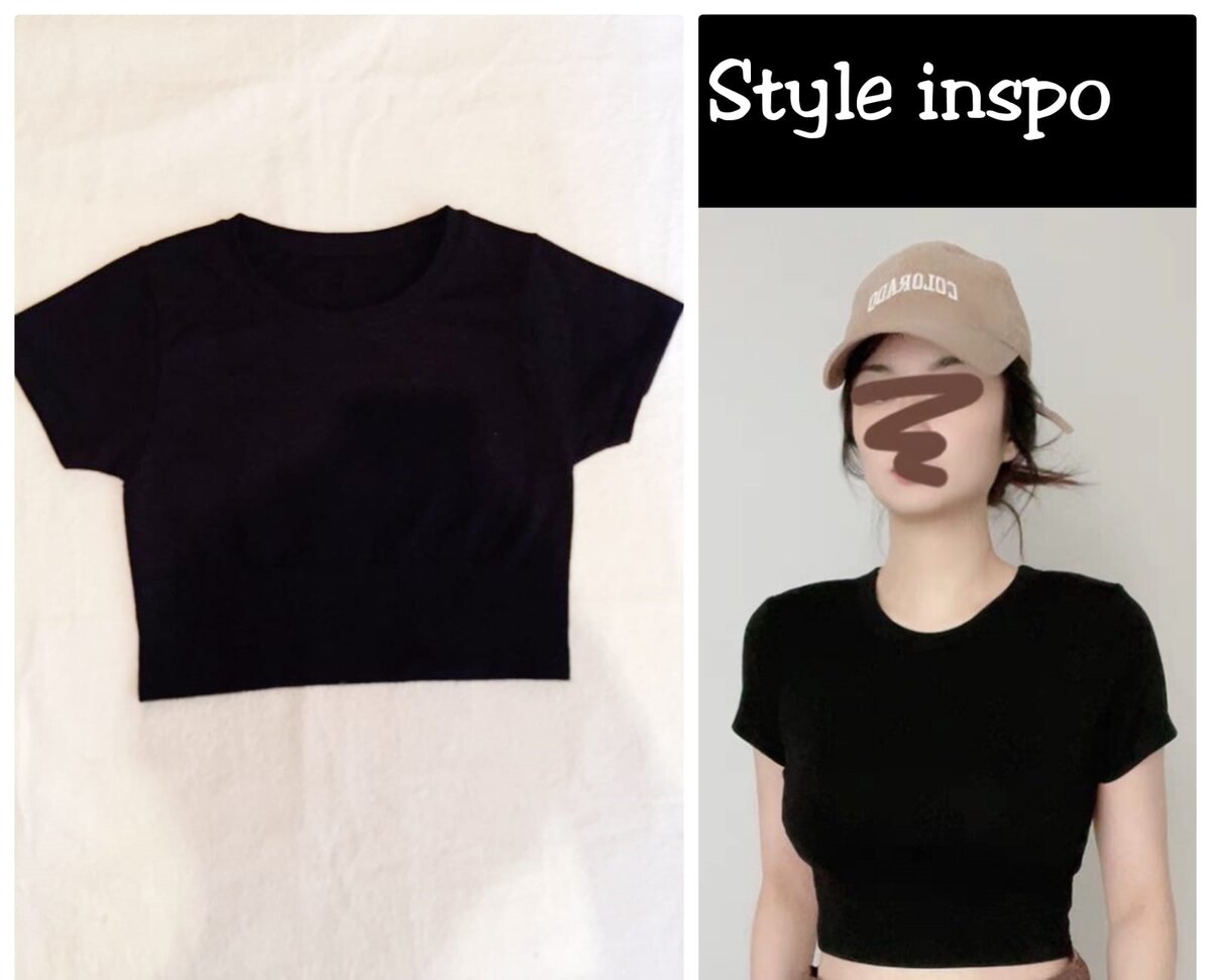 Salaula crop tops and tops