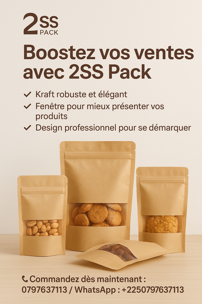 Emballages kraft et infusette