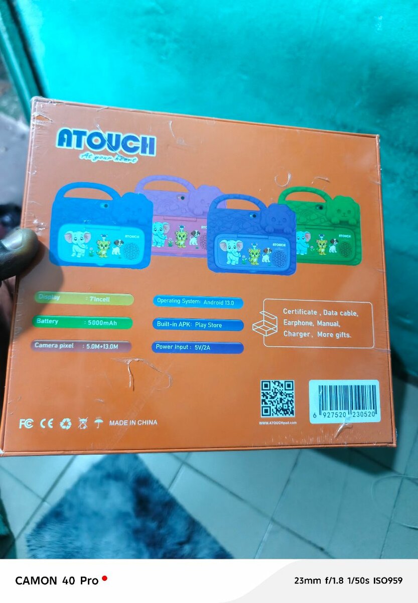 Tablette Enfant 7" ATOUCH