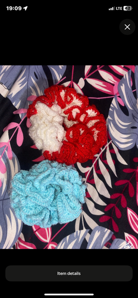 Handcrafted Crochet Scrunchies