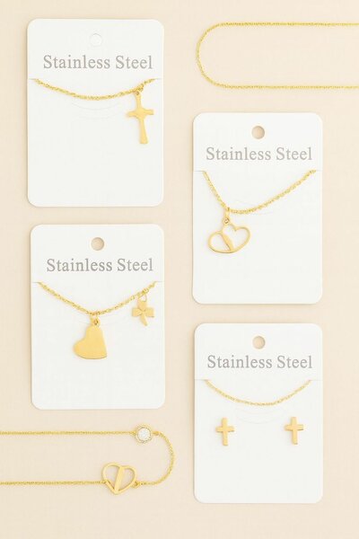 Collier Acier Inoxydable Coeur