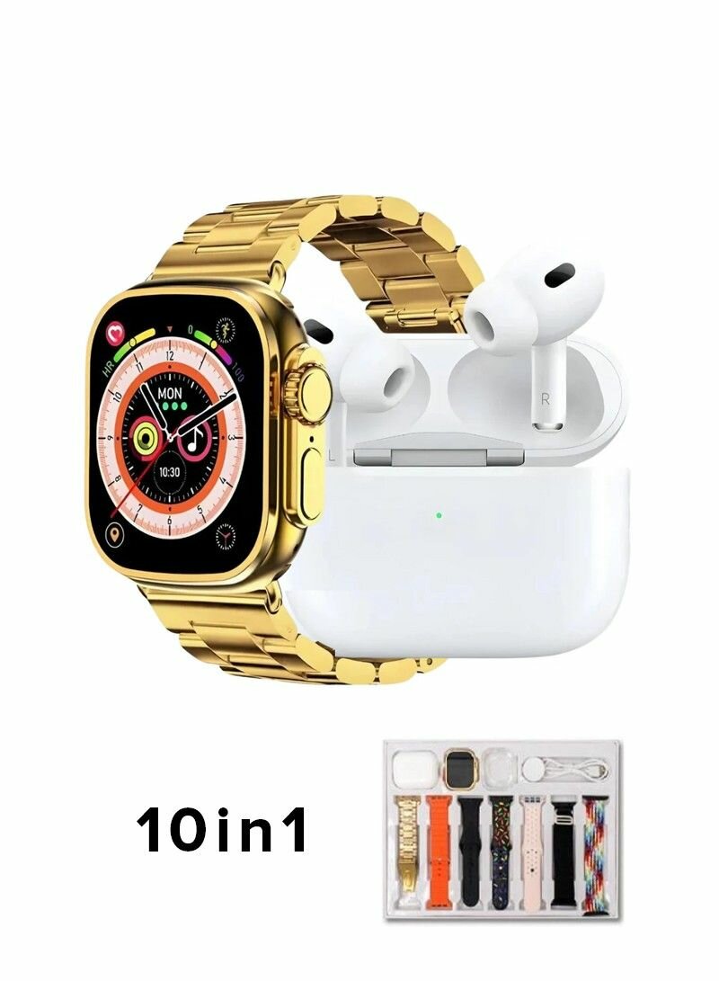 I20 ULTRA  TOUCH SCREEN SMART WATCH 10 in 1