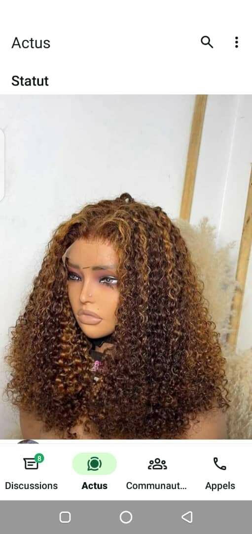 Perruque Dentelle Bob Naturel