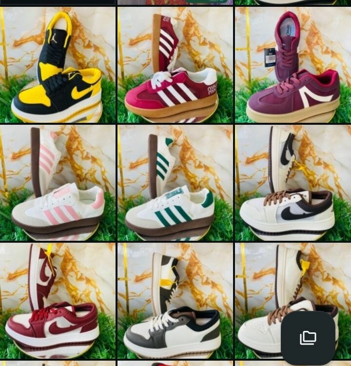 Baskets tendance unisexes