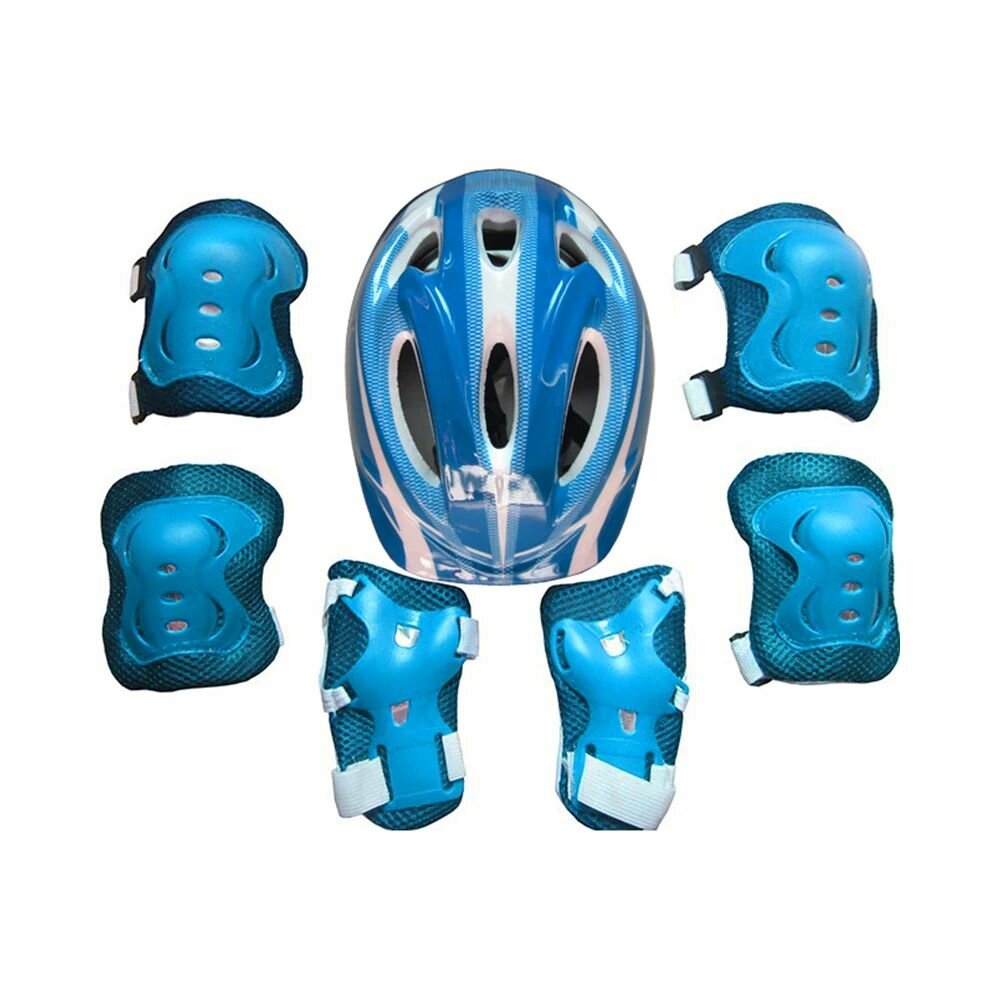 7Pcs/Set Adjustable Kids Bike Helmet & Knee Pads