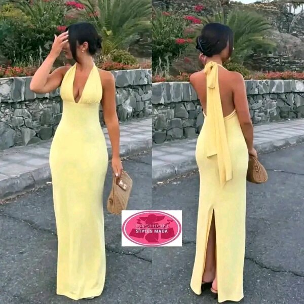 Robe dos nu élégante