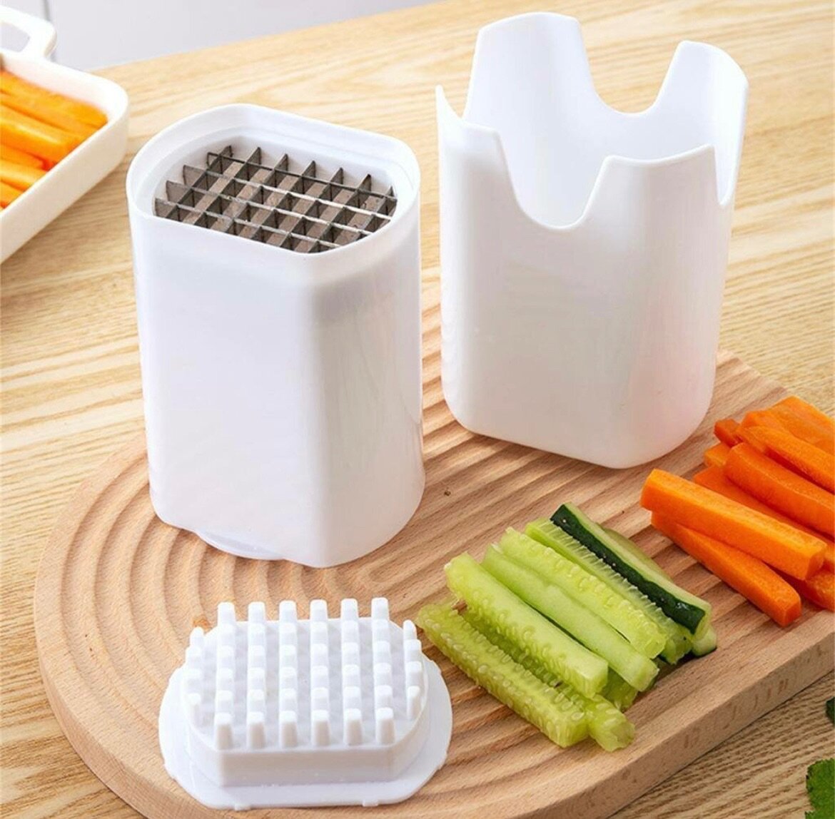 Coupe-légumes en dés pratique