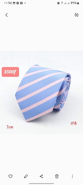 Cravate Classique 7cm de large